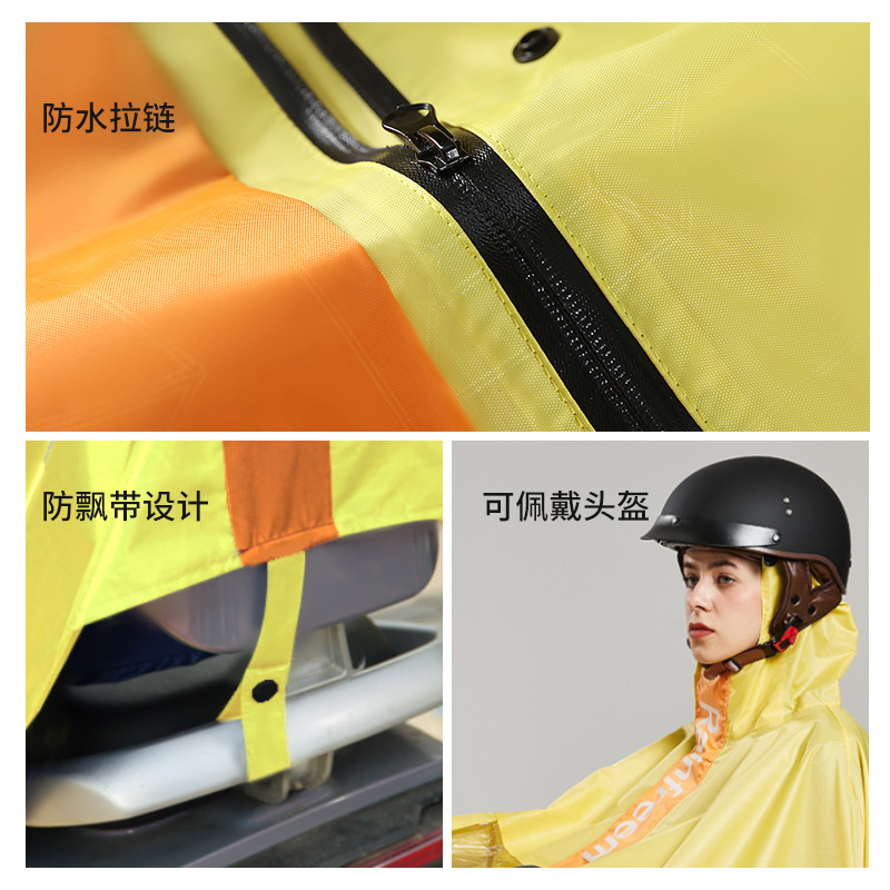 Impermeable Dividido para Motocicleta de Tela Oxford, Impermeable, A Prueba de Viento, para Ciclismo