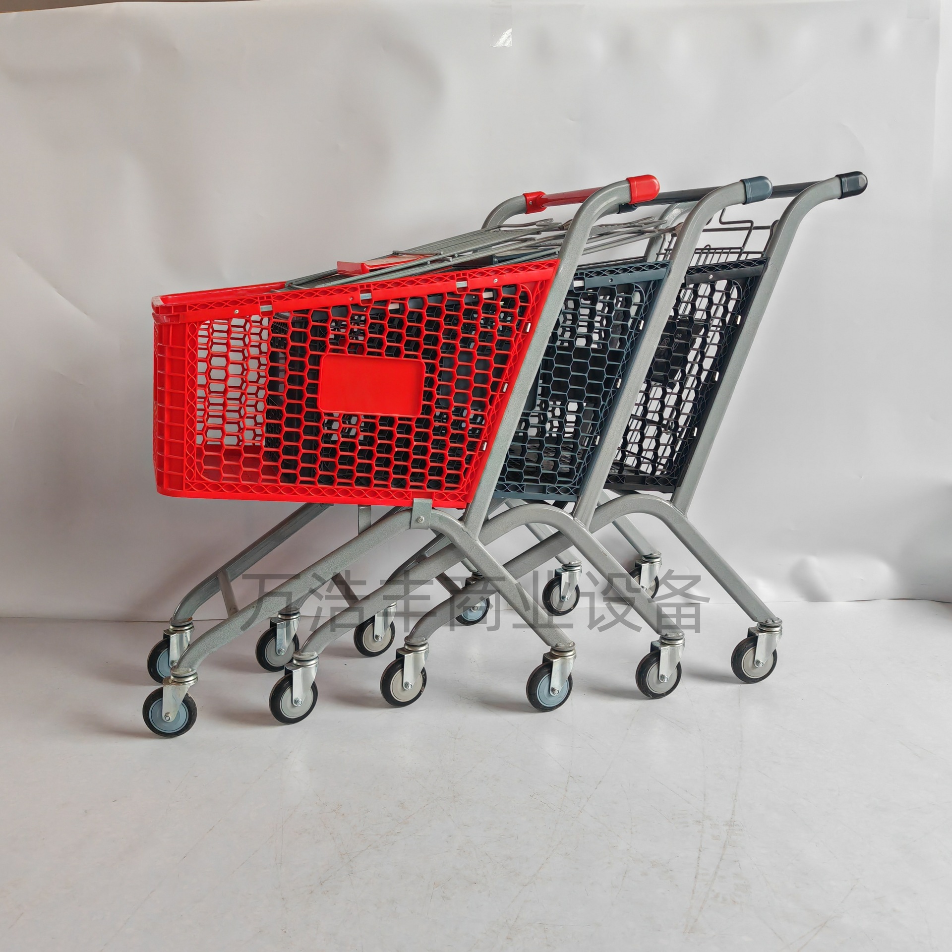 Carrito de Compras de Plástico para Supermercado