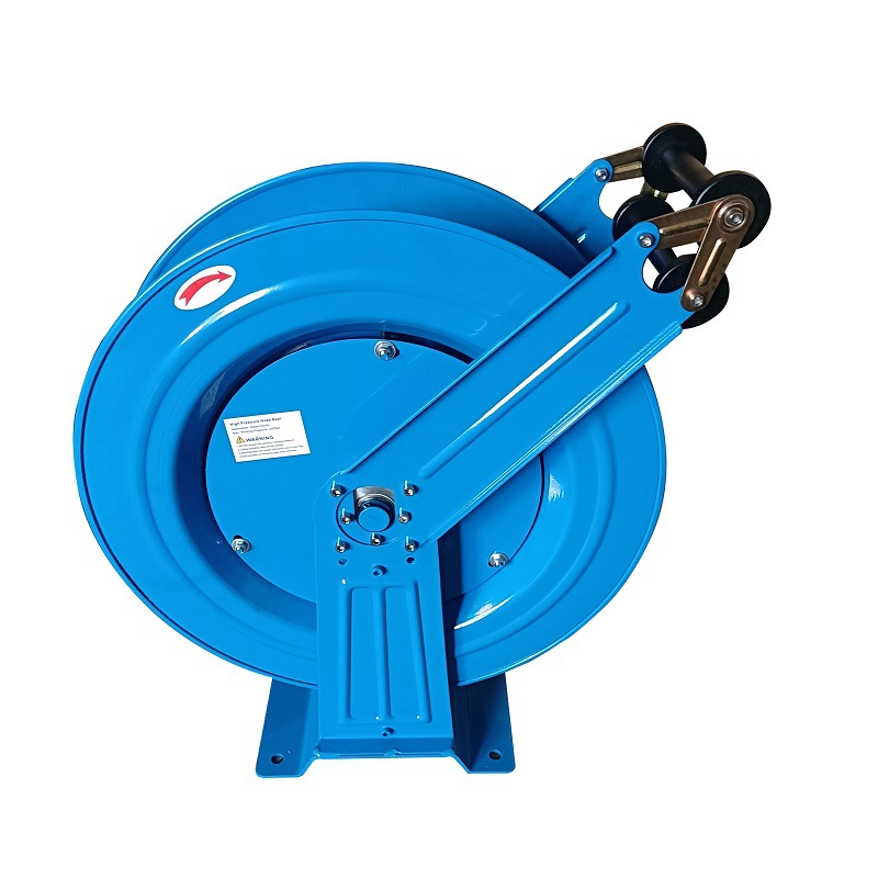 9010弹簧自动收放卷盘空气管自动伸缩卷盘巨川自动卷管器卷盘厂家