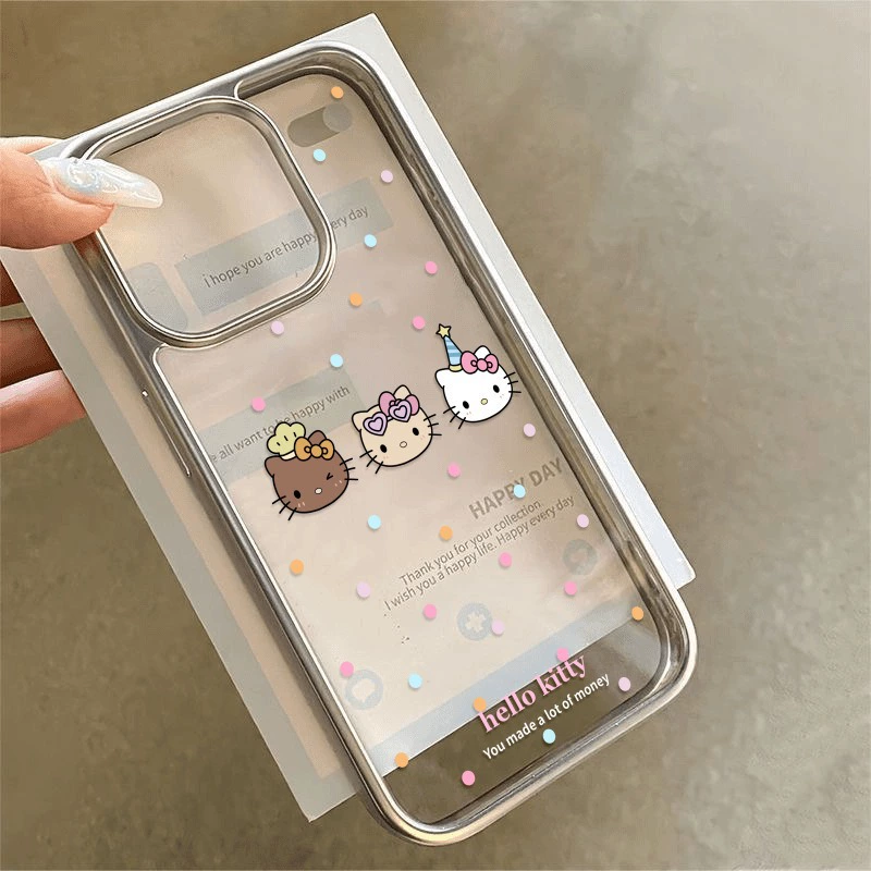Welmax/ чехол для Apple iPhone 16, милый мультяшный дизайн, прозрачный корпус с яркими персонажами