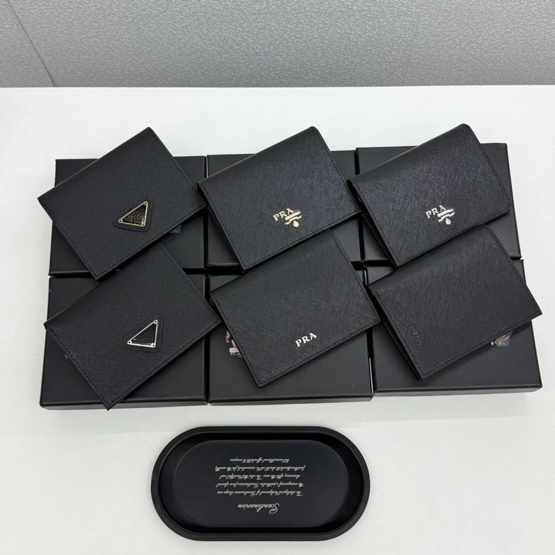 Five-Letter Brand Silver New Card Holder Wallet Card Holder 80% off Card Holder P Brand Coin Purse Triangle Card Holder