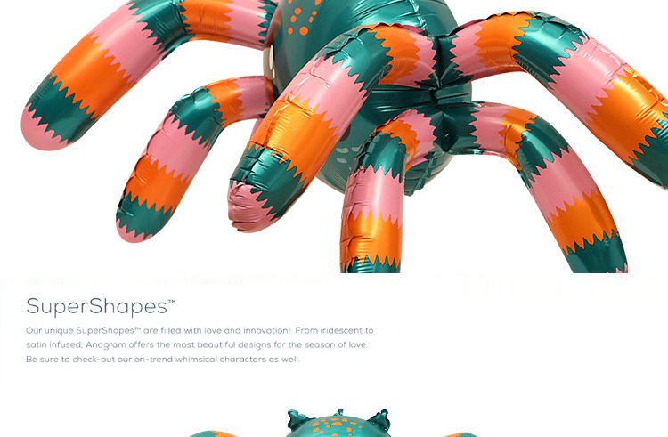 Ballon araignée pour décoration anniversaire 4d sur pied_voghion.com