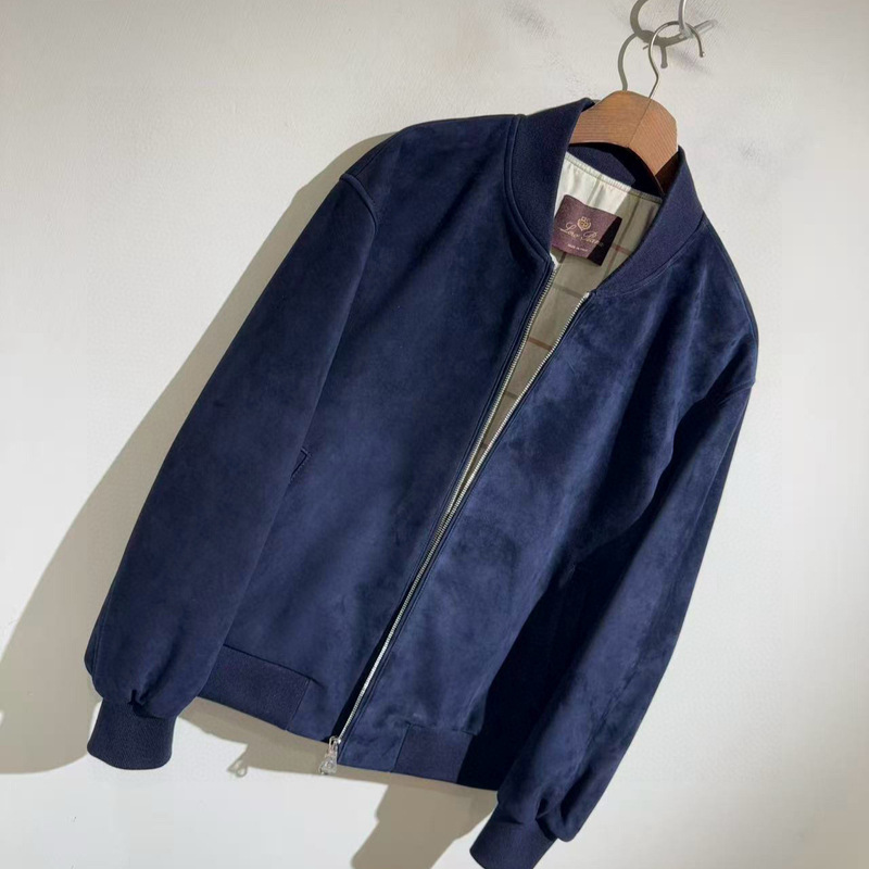 Men's Jacket Counter Collection: Minimalist Jacket with Suede Texture, Lapel Jacket, New Style, Old Money Style, Heavy-Duty Jacket Men's Jacket Counter Collection: Minimalist Jacket with Suede Texture, Lapel Jacket, New Style, Old Money Style, Heavy-Duty Jacket