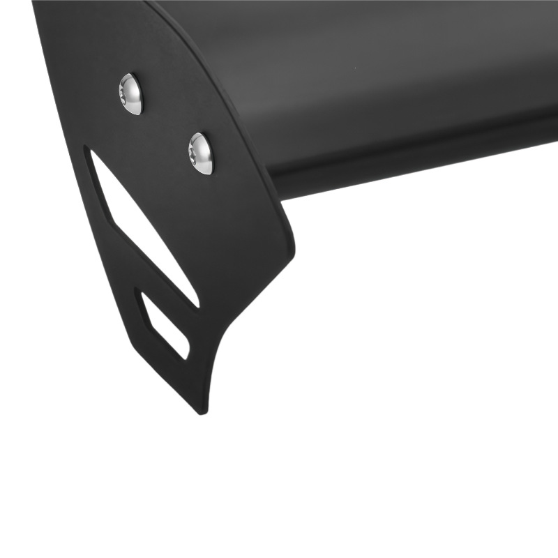 Cross-Border Car Rear Wing Modification Gt Perforated Single-Layer Aluminum Alloy Rear Wing for Hatchback and Sedan Cars, Fixed Wind Wing Spoiler