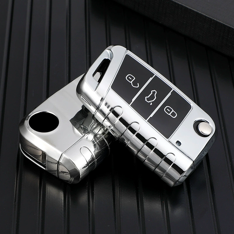 Чехол для ключей Volkswagen подходит для нового Magotan Passat песня исследования Tiguan автомобильный чехол для ключей из ТПУ винил