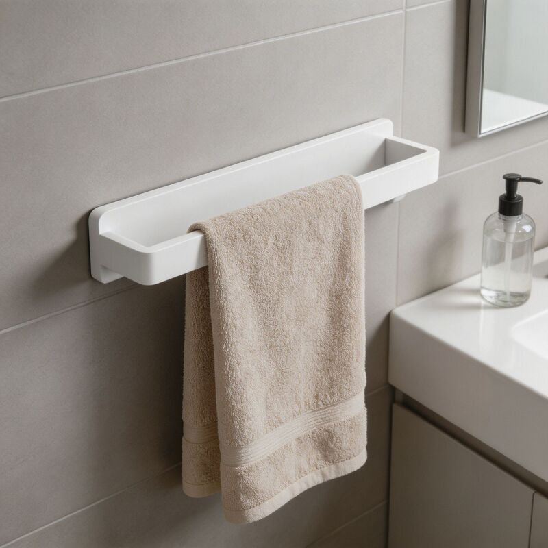 Cross-Border Magnetic Towel Rack, No-Drill, Traceless Bathroom Single-Rod Storage Rack, Nordic Style Cloth Storage Rack Factory Cross-Border Magnetic Towel Rack, No-Drill, Traceless Bathroom Single-Rod Storage Rack, Nordic Style Cloth Storage Rack Factory