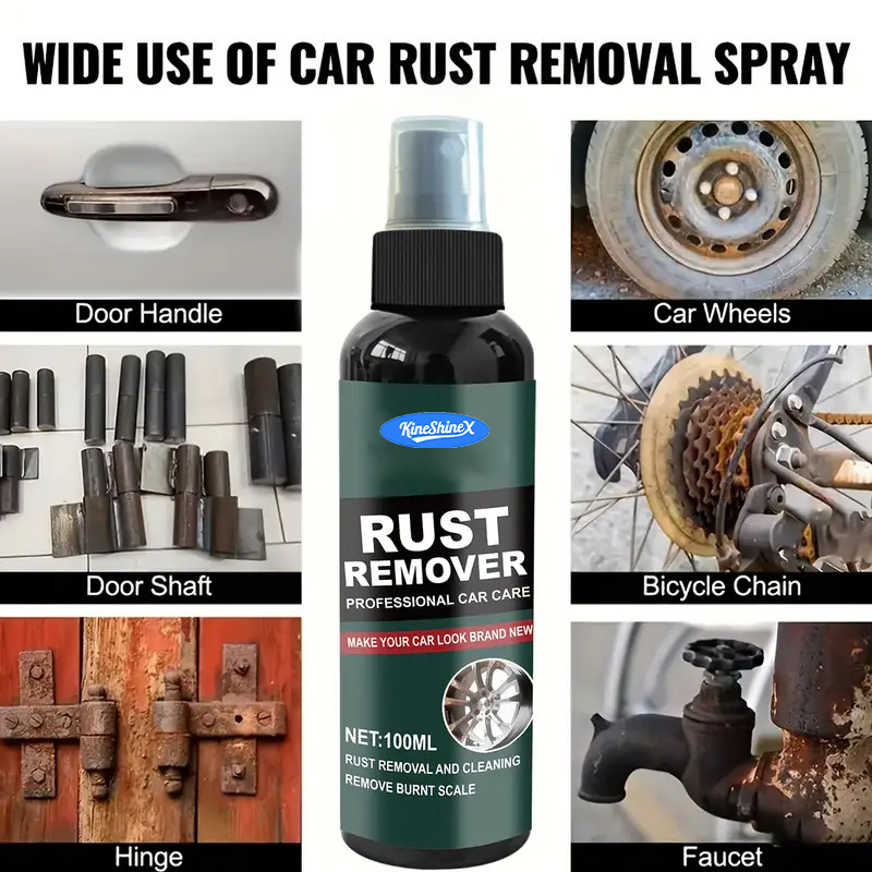 Rust Remover Agent Spray - Effective Anti Oxidation Coating - Prevents Rust and Corrosion for Bicycle Chains and Faucets Rust Remover Agent Spray - Effective Anti Oxidation Coating - Prevents Rust and Corrosion for Bicycle Chains and Faucets