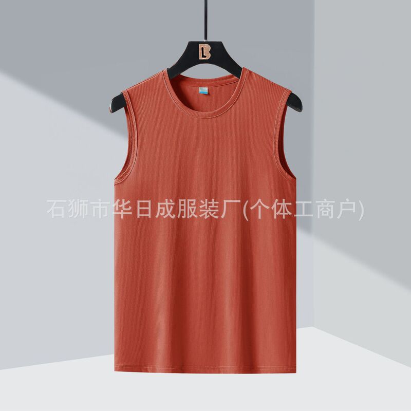 2026 New Summer Fitness Sports Vest for Men, Breathable Large Size Running Yoga Elastic Sleeveless Quick-Drying Clothing