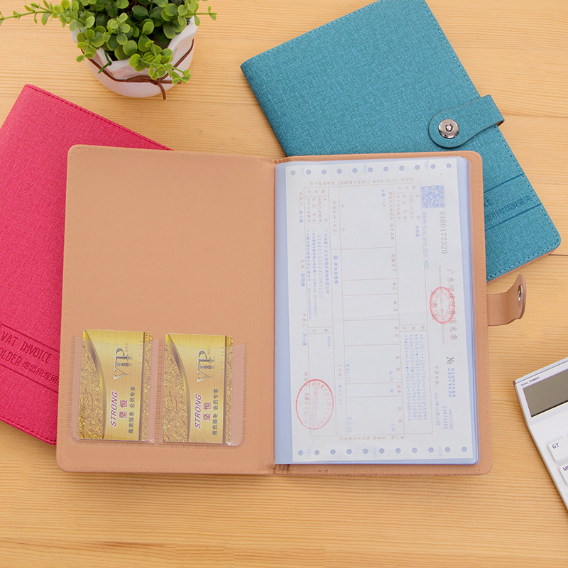 시간 예금 영수증 이 청구서 통장 은행 청구서 클립 티켓 스텁 수집 책 포켓 수집 책 사무용품