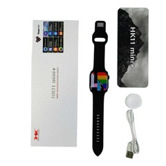 HK11mini+乔帮主Amoled屏心率血氧运动蓝牙智能手表smart watch