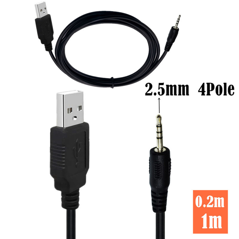 MP3/MP4 download/charging/audio conversion data cable Bluetooth headset charging cable USB to 2.5MM male