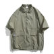 Mountain Outdoor Quick-drying Japanese Vintage Multi-pocket Cargo Short-sleeved Shirt Men's and Women's Loose Half-sleeved Shirt
