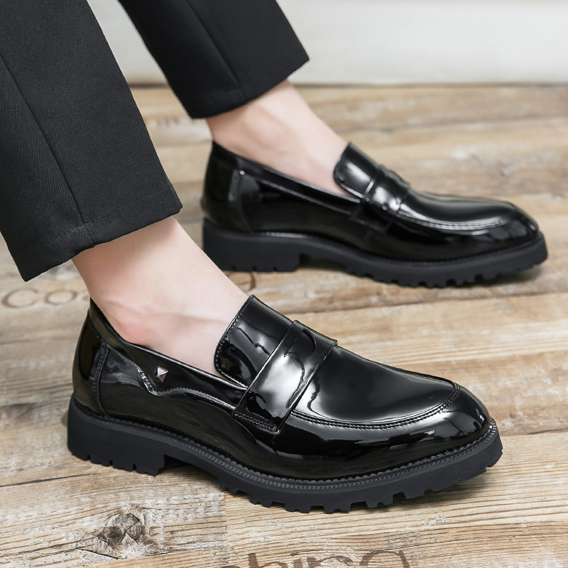 Casual autumn trend shoes English style pointed-toe