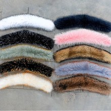 批发毛领子真毛领子单买貉子毛超大派克毛领通用帽子狐狸皮草领