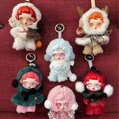 POPMART泡泡玛特SKULLPANDA冬日乐章系列SP毛绒公仔盲盒玩具礼物