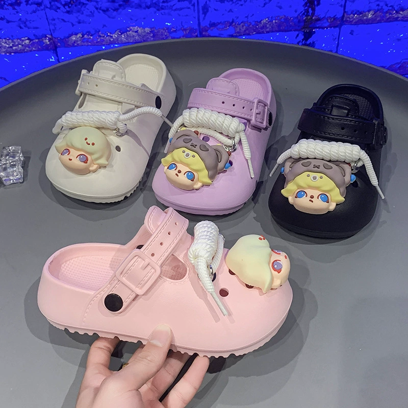 Детские полусапожки-балетки с милым мультяшным принтом для мальчиков и девочек 2025 года, для улицы и школы