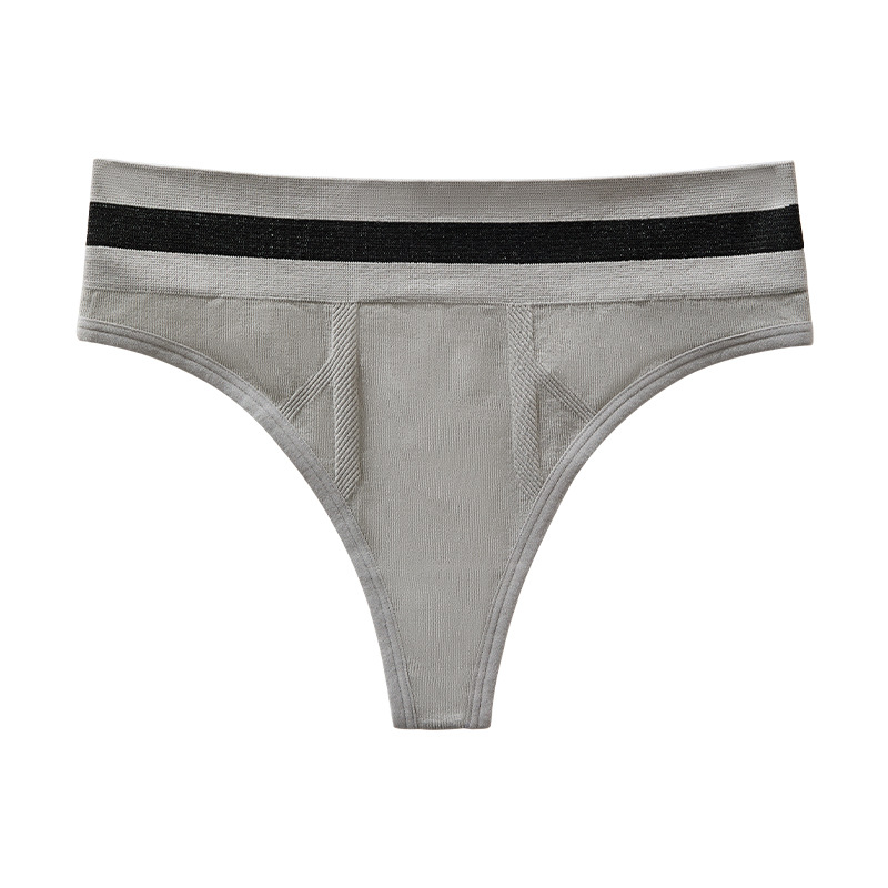 Comercio exterior sin marcas yoga thong para mujeres tamaño de contraste de cintura alta elástico deportivo fitness cómodo transpirable T-shirt sexy