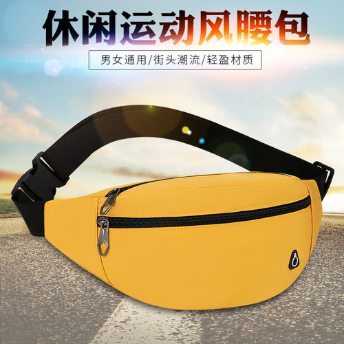 Amazon chest bag, waist bag, multi-compartment single-shoulder crossbody bag, logo-printed waist bag, outdoor cycling sports bag