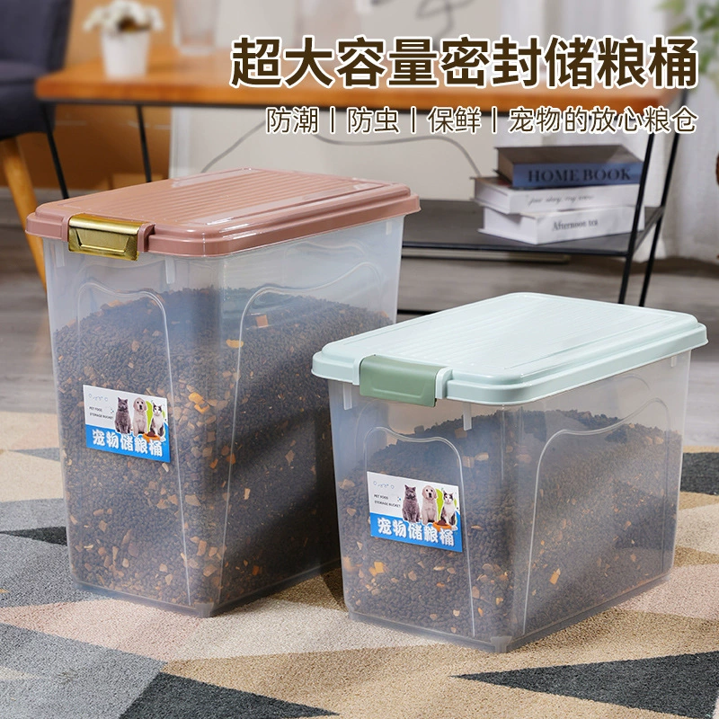 30 кг ведра с собачьим зерном запечатаны ведра с большой емкостью для домашних животных