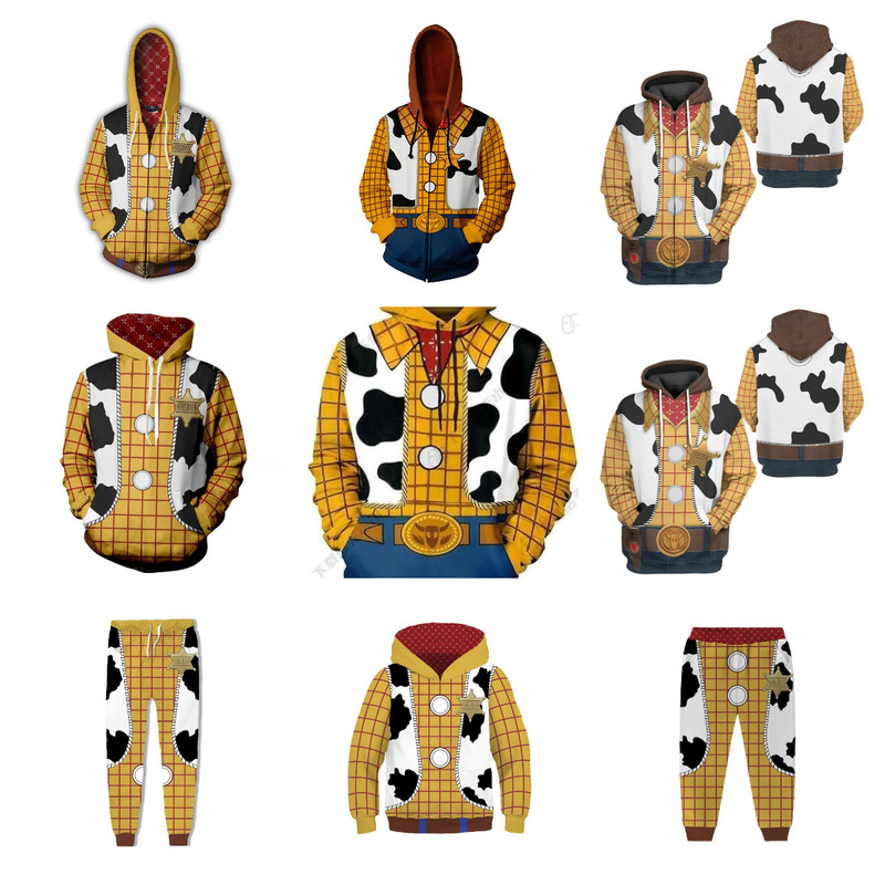 2022 New Wj Total Recall B Buzz Lightyear 3D Printed Men's Casual Sweatshirt Cosplay Anime Merchandise