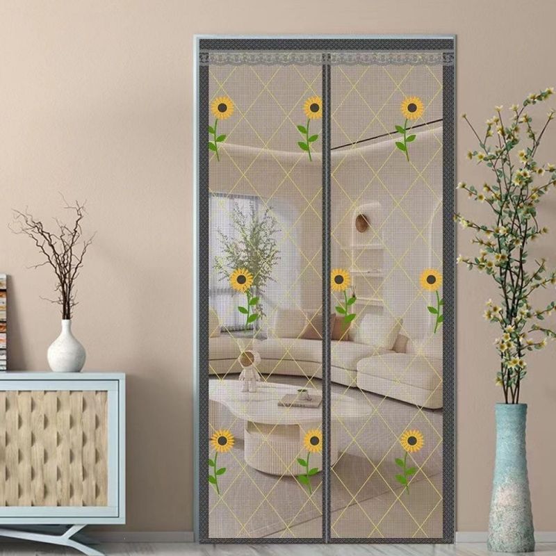 Summer Mosquito-Proof Door Curtain 2026 New Model Screen Door Curtain Self-Adhesive Entry Door Summer Partition Curtain Magnetic No-Drill Installation