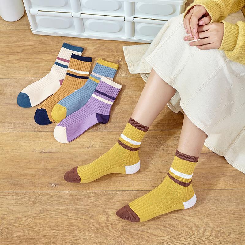靴下の諸及び女史の中筒の秋の新型の防臭は汗を吸い込みます。|undefined