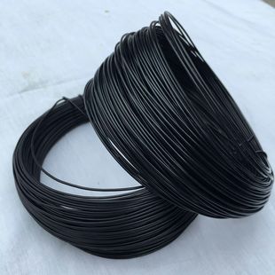 Plastic-Coated Tie Wire with Iron Core, Electrician's Wire, Black Power Tie Wire, Pvc-Coated Plastic-Coated 50m Now Available for Wholesale
