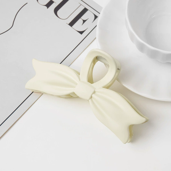 [12CM bow tie grip] off-white