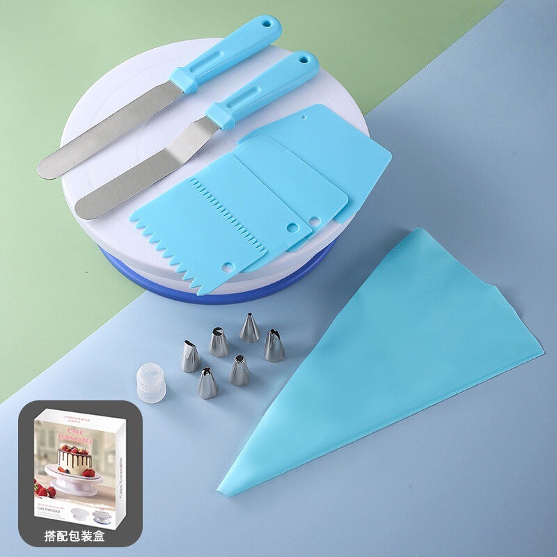 Cake Turntable Decorating Turntable Cake Making Tool Set Home Birthday Baking Tray Decorating Tools