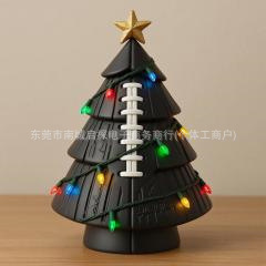 亚马逊创意热销新Football Christmas Tree Decor足球圣诞树装饰|undefined