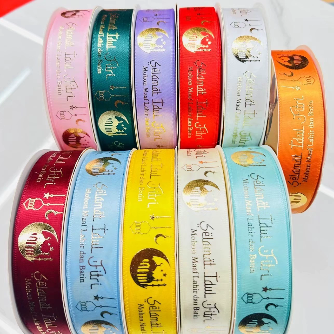 Лента для горячего тиснения шириной 2,5 см, для праздничного декора, ручной работы, бантов, DIY, прямые поставки с фабрики