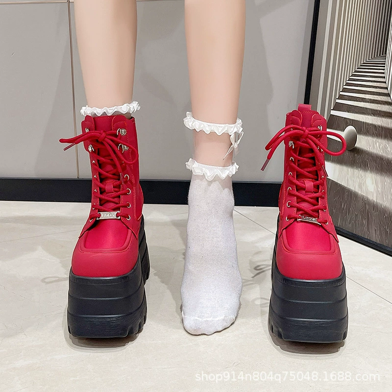 Ботинки низкие Martens, дышащие косплей-башмаки, большие размеры для подростков