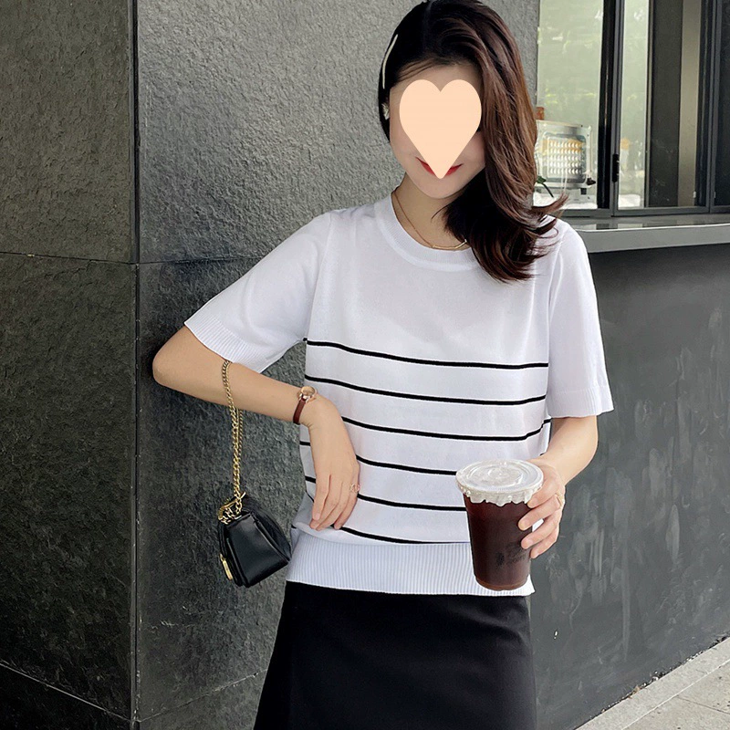 Knitted shirt, base long-sleeve