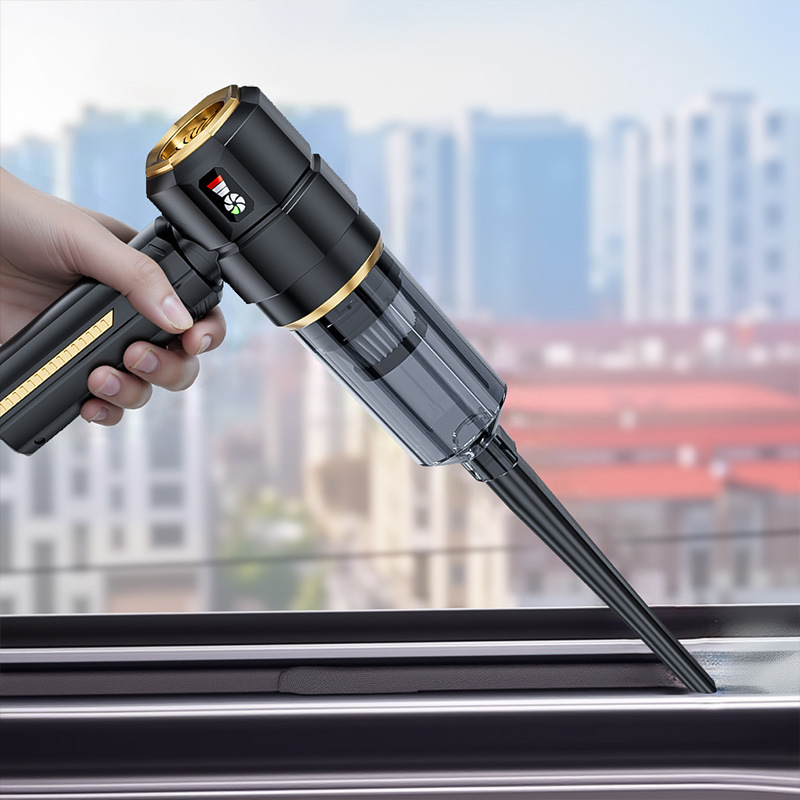車のデジタルディスプレイ掃除機小型大吸引家庭用車ポータブルデュアル目的ハンドヘルド車のダストブロワー卸売|undefined