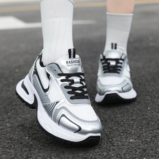 Cross-border mesh breathable Torre Shoes Girls Thick Sole Increased Casual Shoes Comfortable Breathable Sports Women's Shoes Wholesale