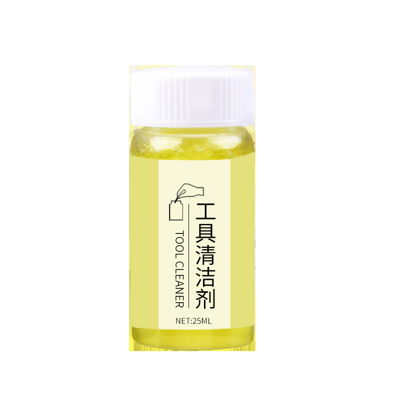 Fábrica de injerto de pestañas falsas fórceps limpiador herramientas de belleza fórceps limpiador 25ml limpiador de clip al por mayor
