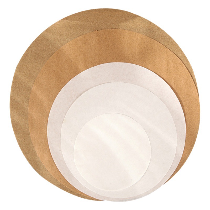 Baking Tray Paper Thickened Round Barbecue Barbecue Oil Absorbing Paper Baking Bread Air Fryer Paper Pad High Temperature Baking Household