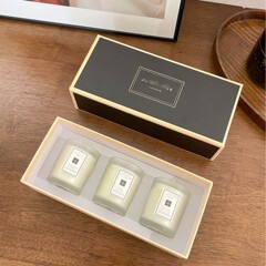 祖马龙香薰蜡烛三件套高级感氛围香氛空气清新伴手礼高级香氛礼盒