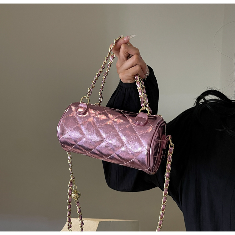 Piccola borsa a mano per donna 2024 nuova borsa a tracolla monospalla alla moda e alla moda, piccolo stile profumato, semplice_voghion.com