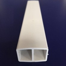 正方圆 PVC方管 塑料管 硬管PVC管材/型材29*20*1.8mm