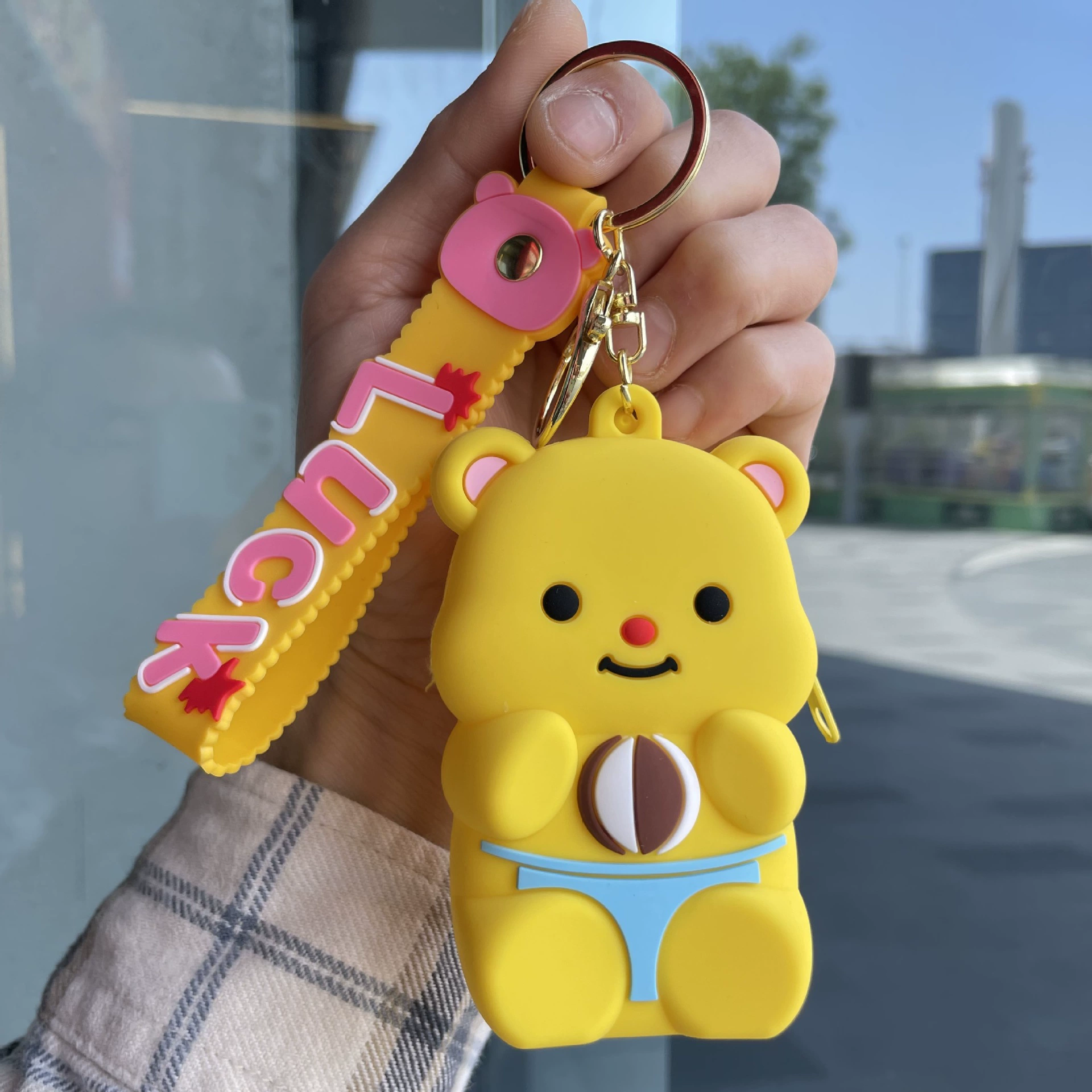 Sanrio силиконовый кошелек, сумочка для ключей, брелок, подвеска, подарок на день рождения