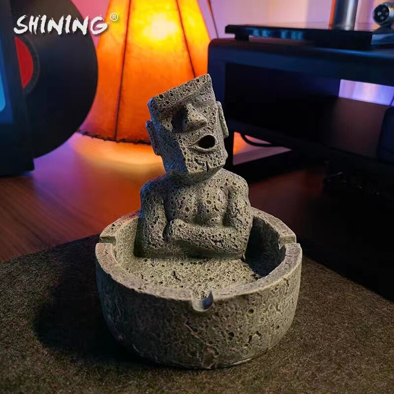Creative and Unique Office Handmade Ashtray for Home Living Room, Light Luxury High-End Ashtray, Cute and Quirky for Men Creative and Unique Office Handmade Ashtray for Home Living Room, Light Luxury High-End Ashtray, Cute and Quirky for Men