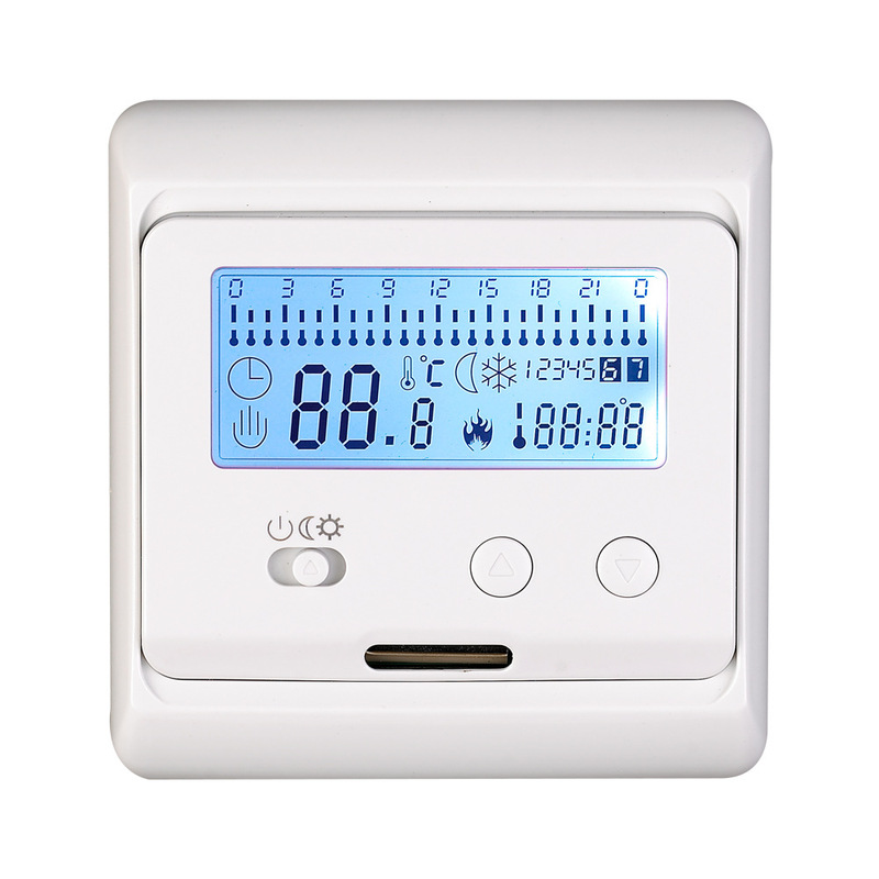 Electric heating temperature control panel floor heating thermostat intelligent thermostatic LCD switch temperature control is not programmable