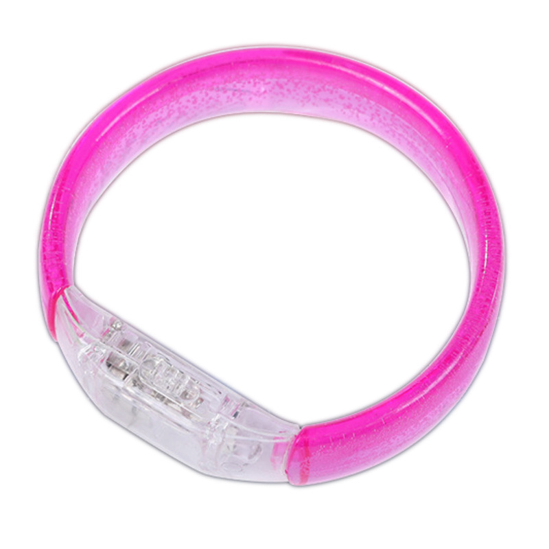Brazalete luminoso de burbujas LED colorido flash brazalete de canto concierto reunión anual de ayuda accesorios brazalete de burbujas log