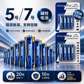 Kenstar5号7号碱性干电池定制五号AA碳性玩具七号AAA电池跨境批发