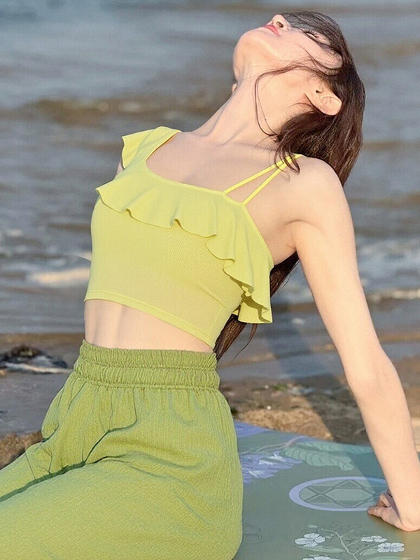 瑜伽裤宽松2025新款外穿禅意国风绝美普拉提套装舞韵灯笼健身裤女|undefined