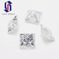Спотовая оптовая продажа принцессы Муассанит D/EF/GH цвет 0.6CT-3CT завод прямой поставки мосун голый камень