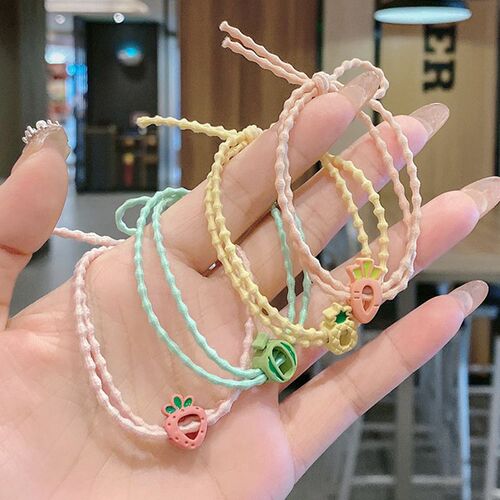 Japanese small fresh fruit hair ring net red hair rope bracelet dual-use small rubber band headband women's online shop small gifts wholesale