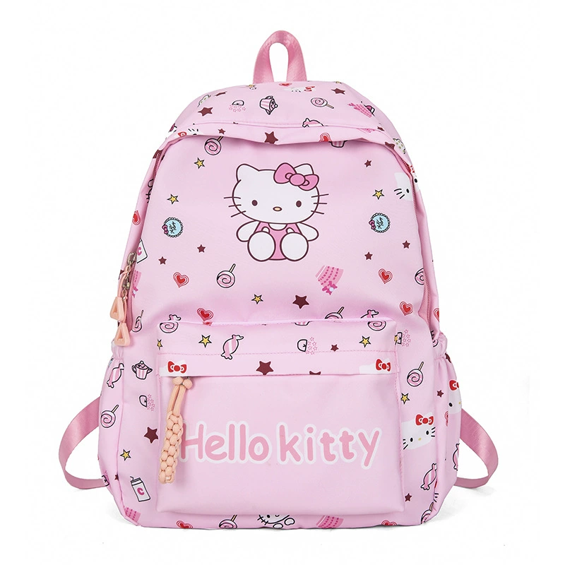Рюкзак (Sanrio) мультяшный объёмный школьный рюкзак для подростков и школьников, с аксессуаром (опц.)