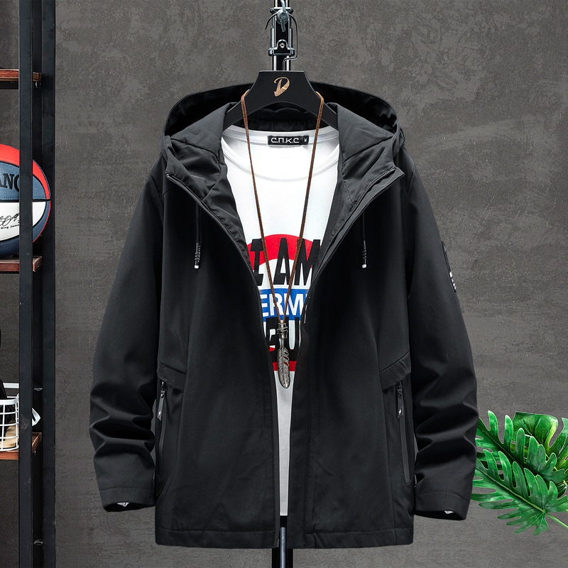 Chaqueta transfronteriza para hombres otoño y invierno moda casual al aire libre ropa de pareja chaqueta con capuz